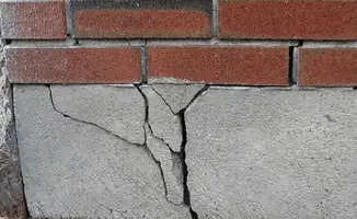 Concrete foundation with serious structural damage in Shreveport, LA